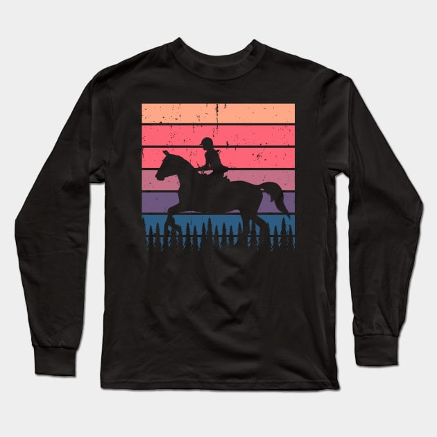 Horseback Riding Long Sleeve T-Shirt by Cun-Tees!